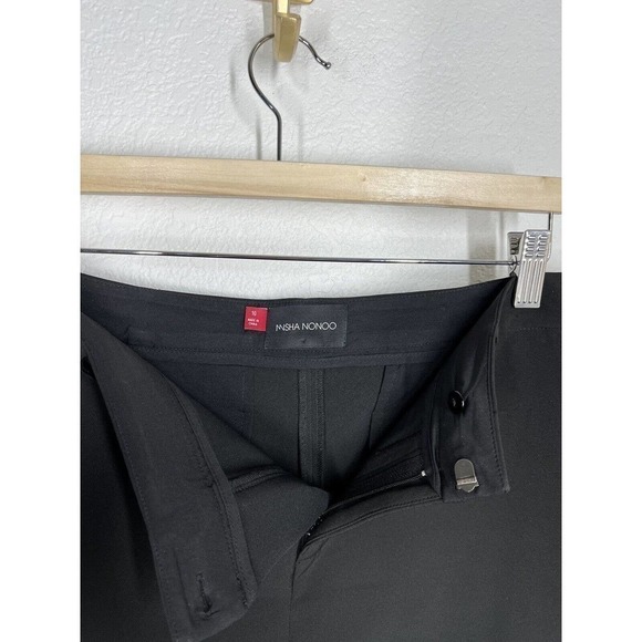 Misha Nonoo Ivy Trouser Pants Size 10 Black - Picture 2 of 4